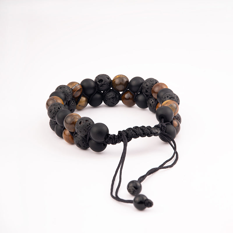 Lava stone - Bracelet de perles