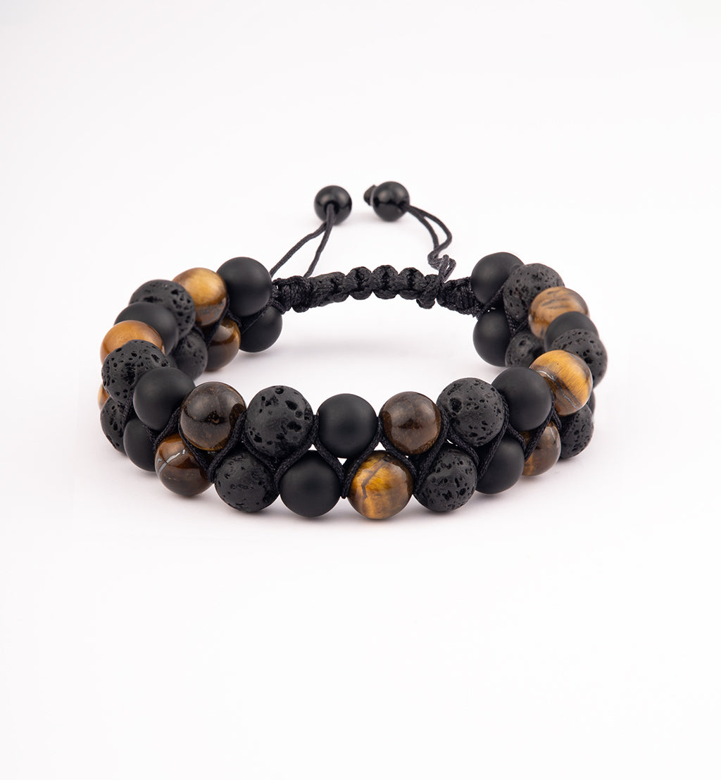 Lava stone - Bracelet de perles