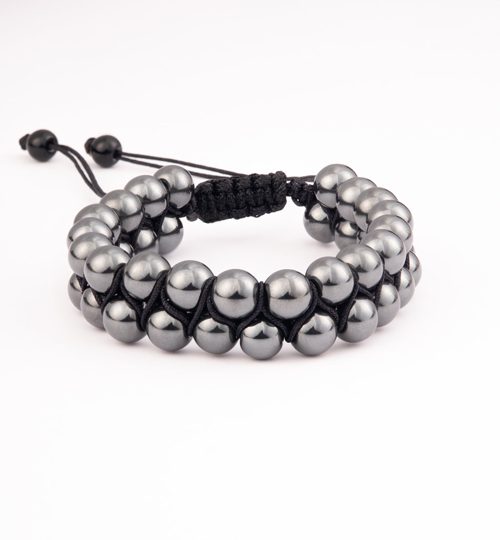 Hematite - Bracelet de perles